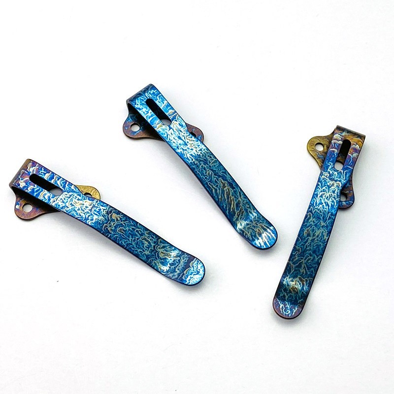 Titanium Pocket Clip for Demko AD20 / AD20.5 Knife Replacement