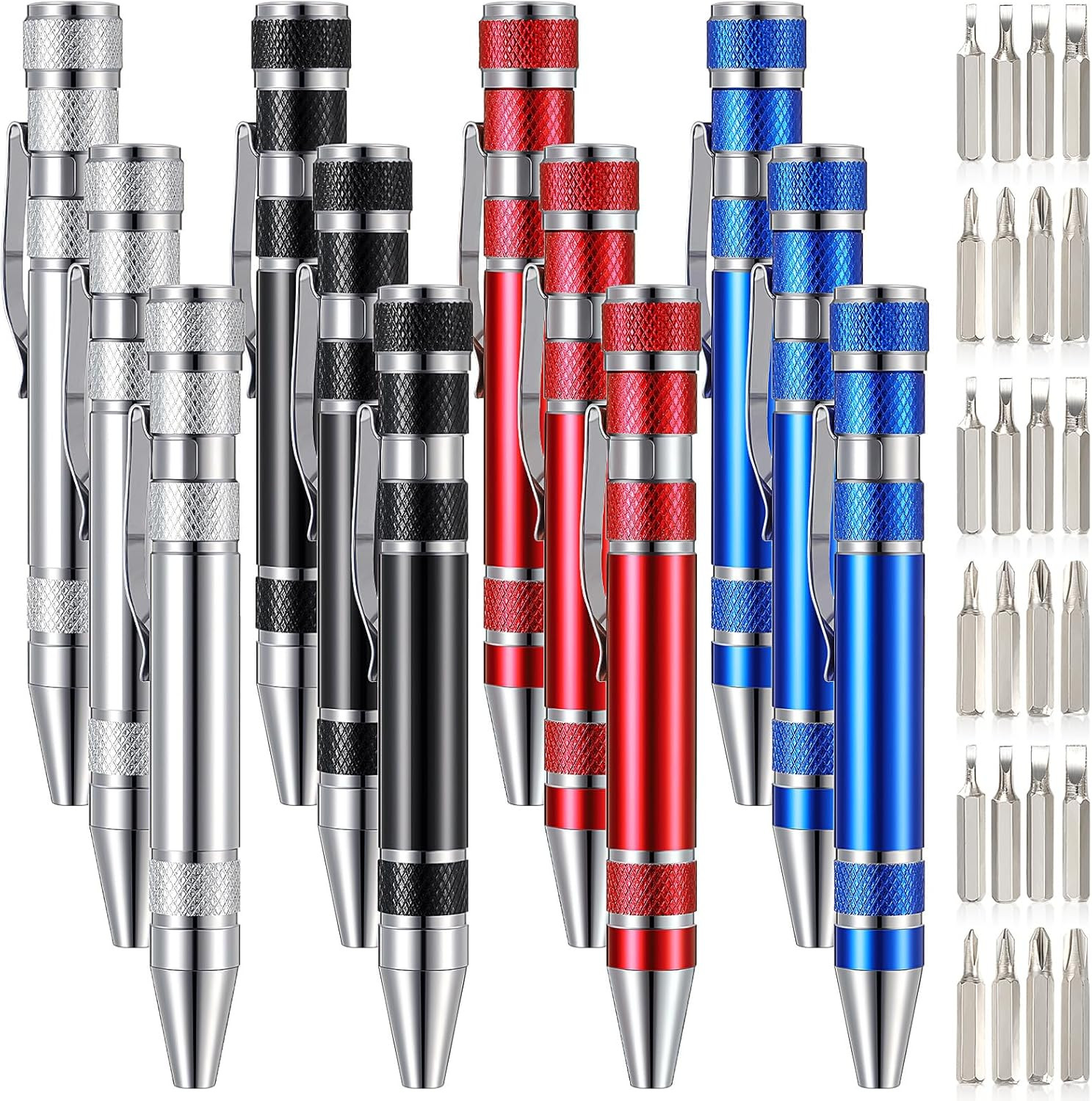 Pen Screwdriver Gifts Multitool Handy Tool 8 in 1 Magnetic Pocket Screwdriver Pr