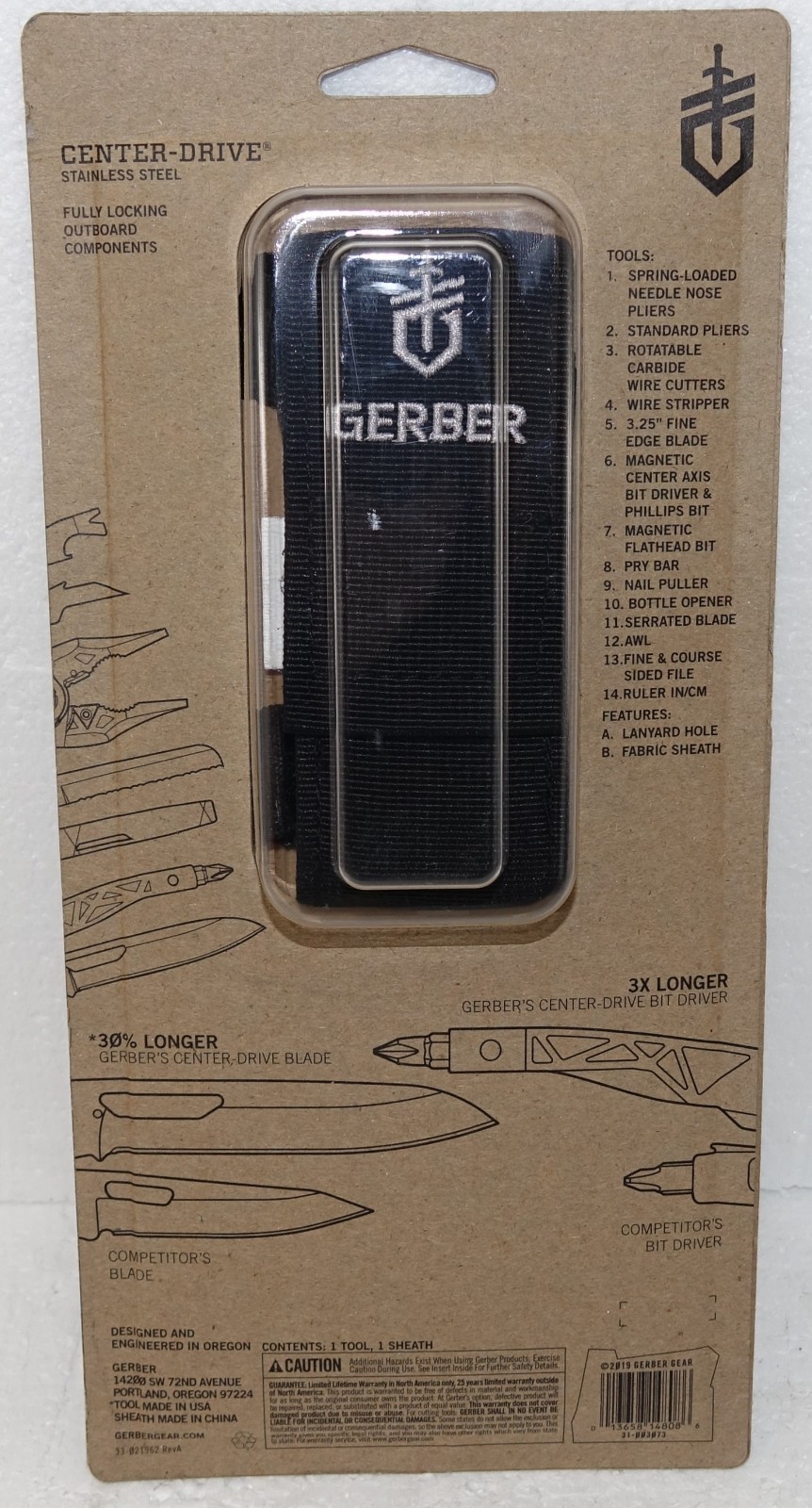 Gerber 31-003073N Center-Drive Multi-Tools
