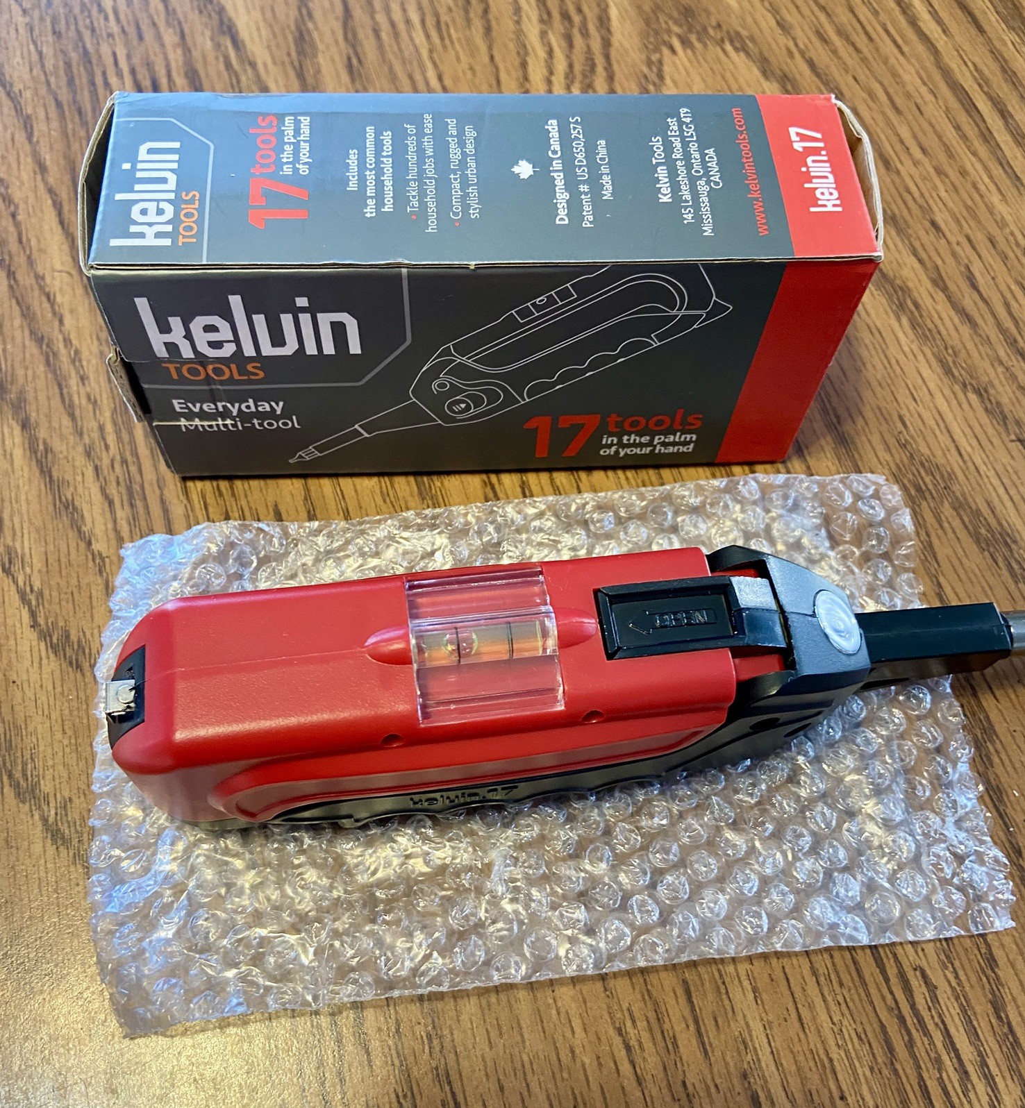 New In Box Kelvin Tools 17 Urban Screwdriver Set, All in One Everyday Multitool