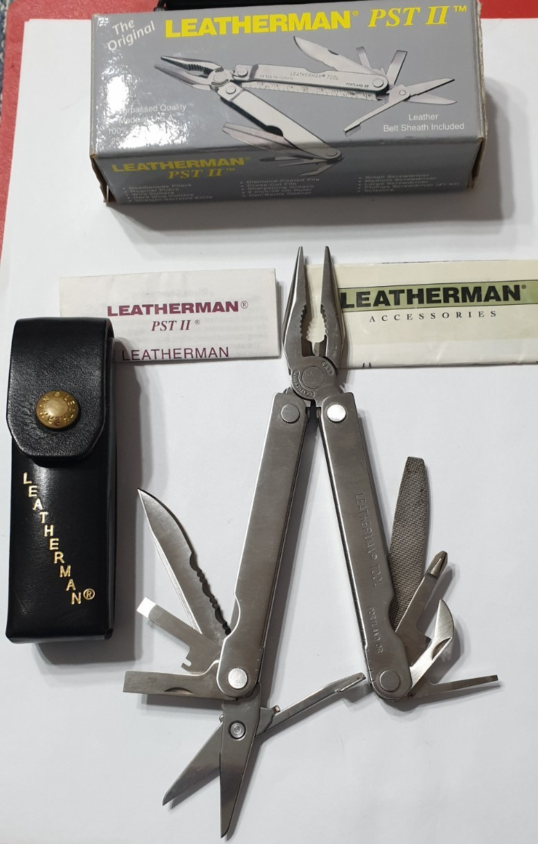 🔥 2X Leatherman PST and PST II Stainless Multi-Tool New in Box Rare Collectable
