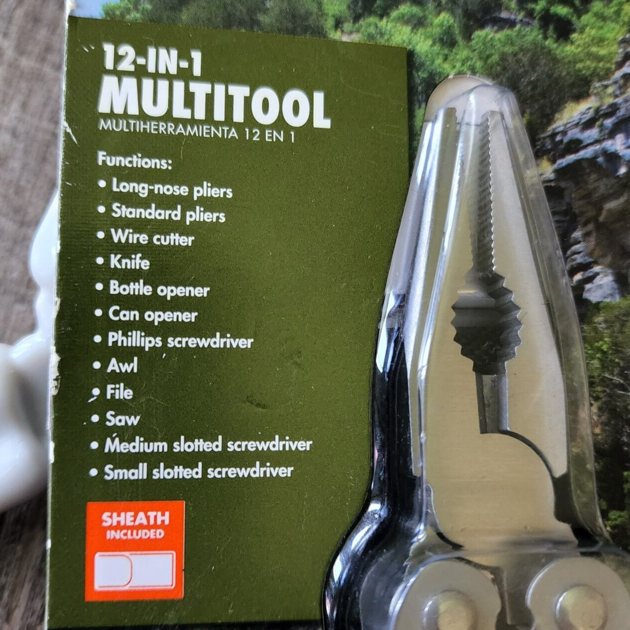 Ozark Trail 12 In 1 Multi-Tool W/ Sheath – Camping Outdoor Hiking – 8703