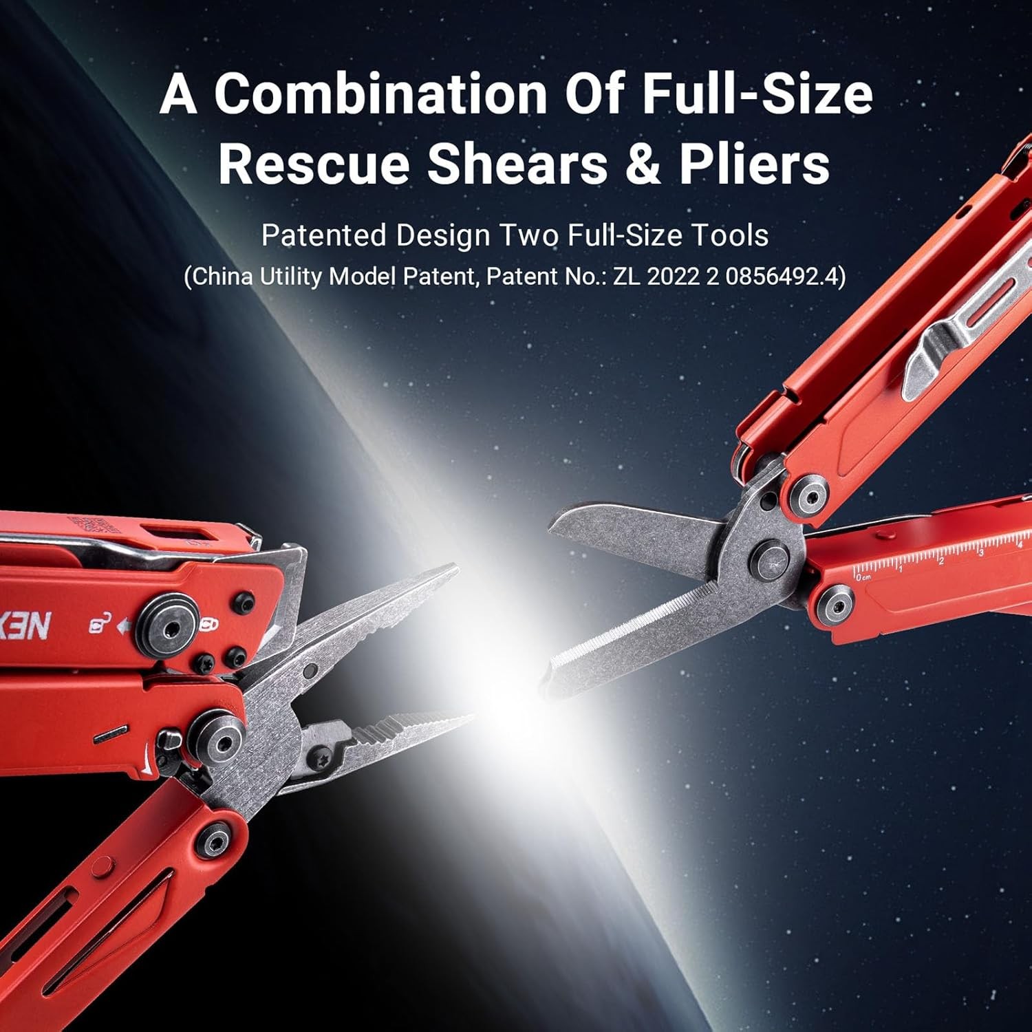 PIONEER MT20 14-IN-1 Multi-tools Full-Size,Versatile Multi-tool Red