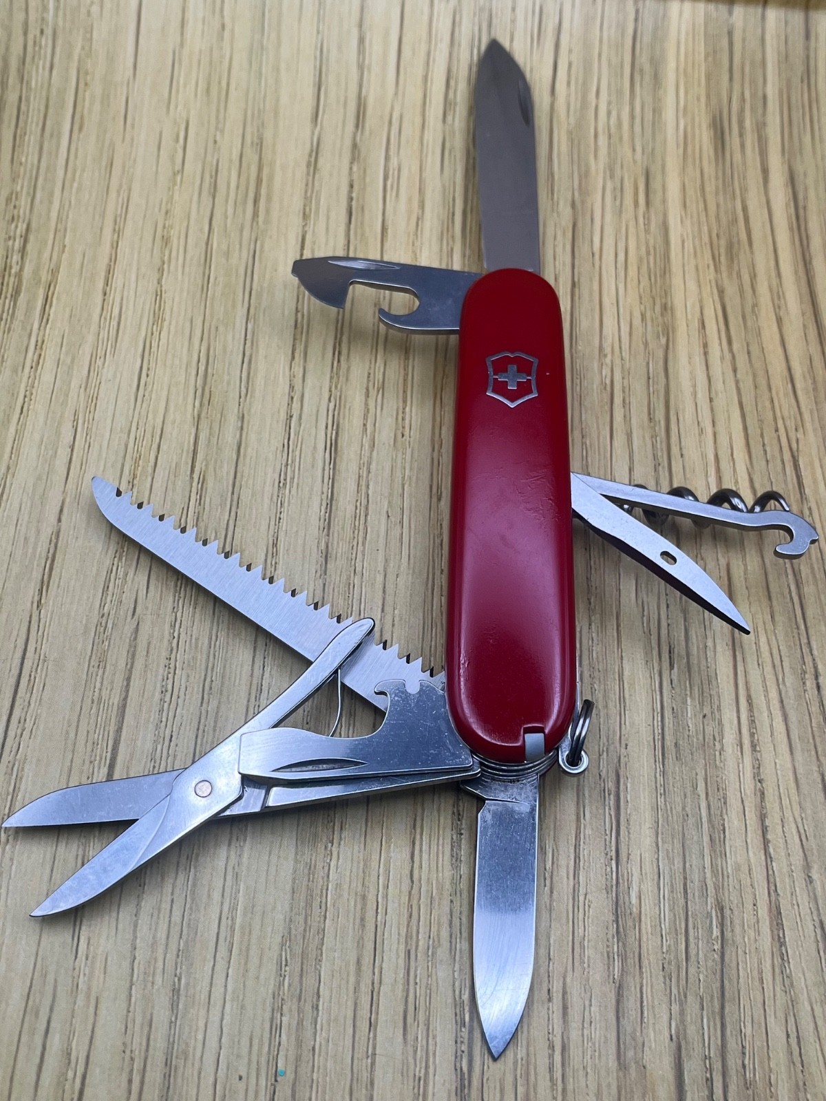 Victorinox Huntsman 91mm Swiss Army Knife Cleaned, Sharpened, Polished