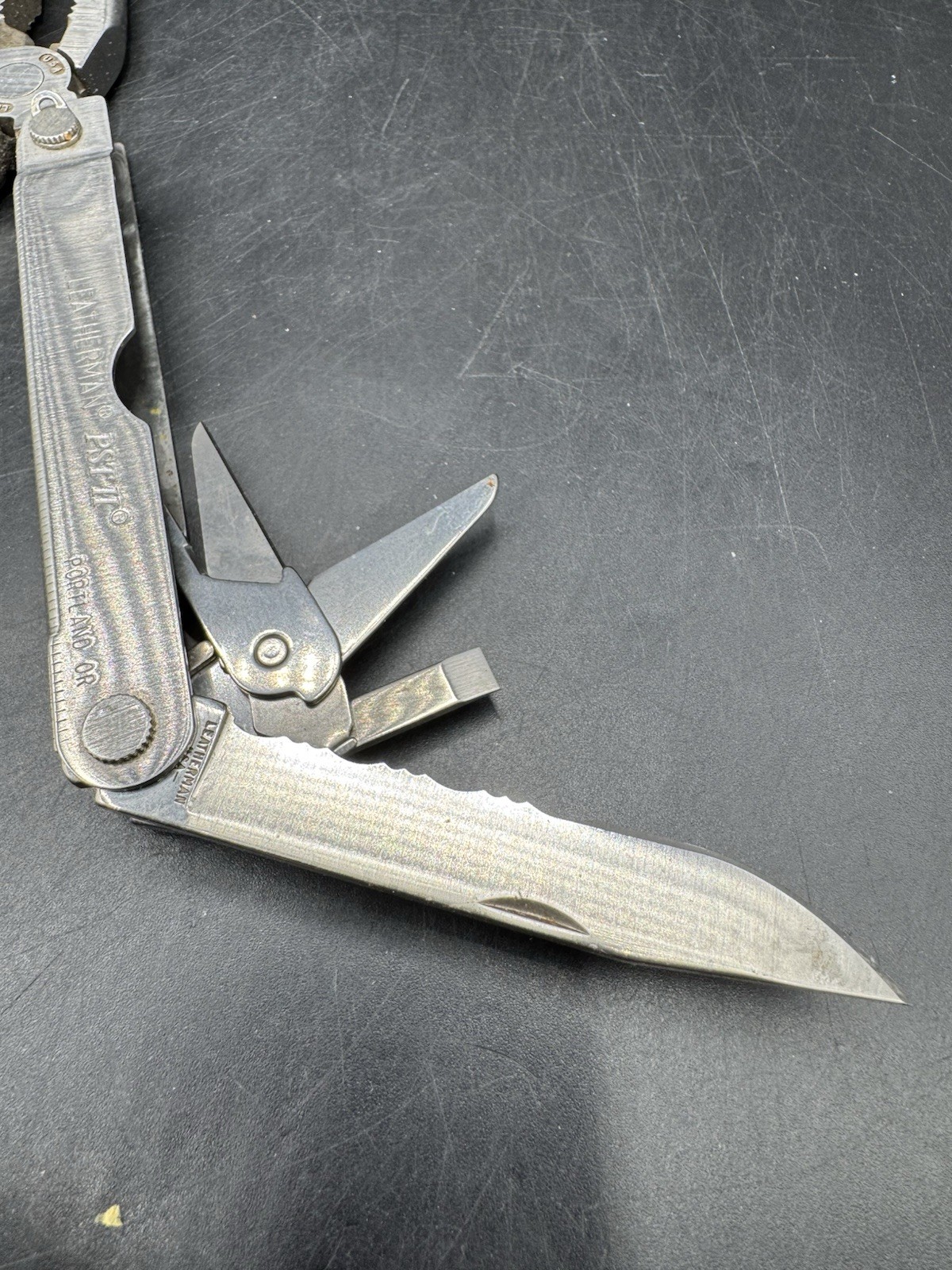 Leatherman PST II Multi-Tool, Scissors, Diamond File, w/Sheath, Retired