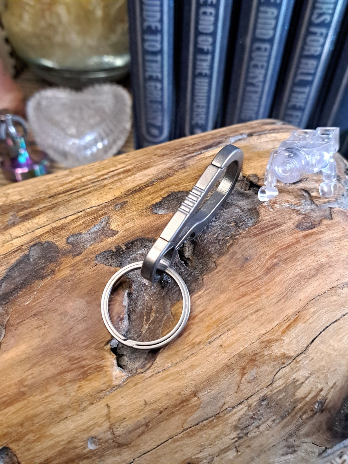 EDC Titanium Carabiner Keychain