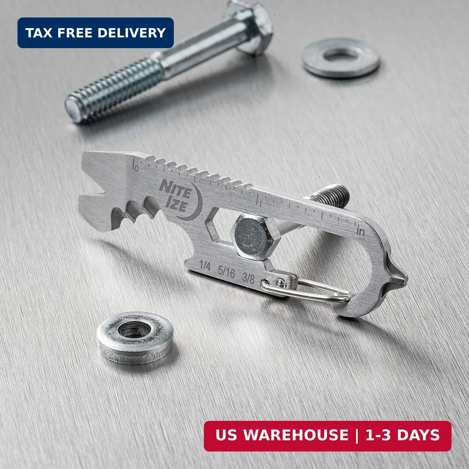 Nite IZE KMTSE-11-R3 DoohicKey Keychain Multi Tool