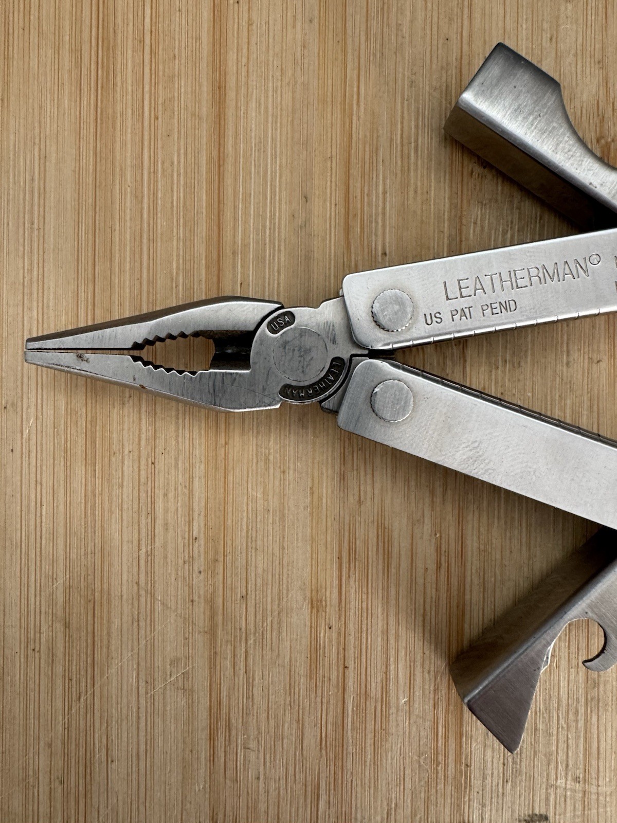 Leatherman MINI TOOL multitool. Variant w/US PAT PEND on Both Sides