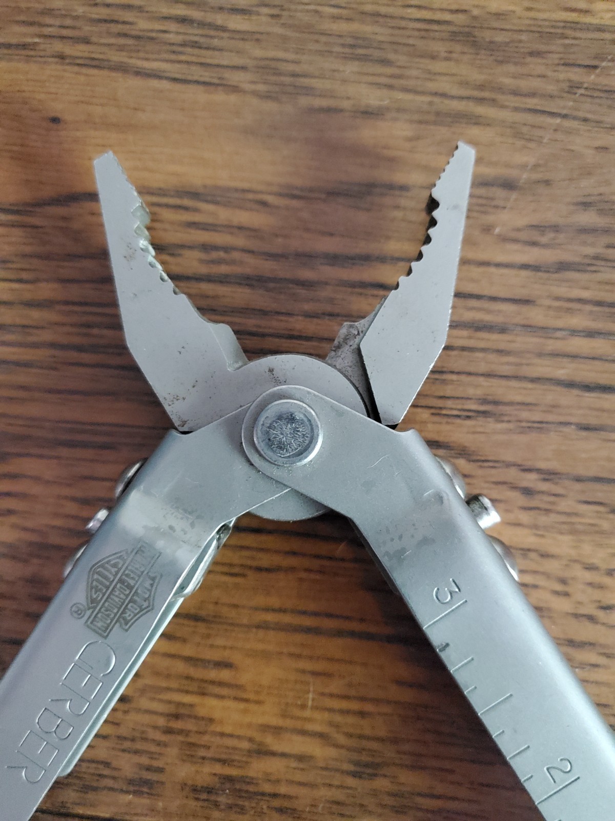 Gerber Multi Pocket Tool Vintage With Case Foldable Harley Davidson USA