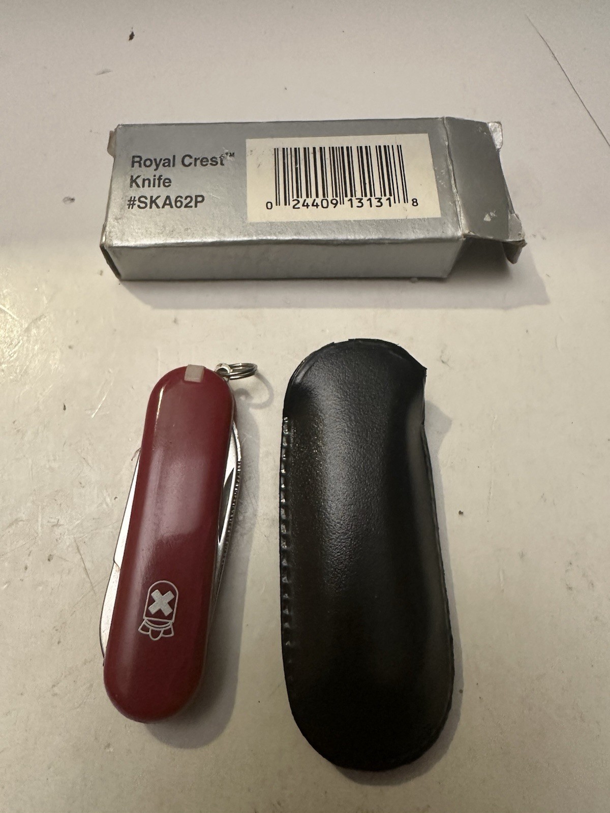 ROYAL CREST Pocket Knife, Stainless Steel #SKA62P with scissors, tweezers/DWK150
