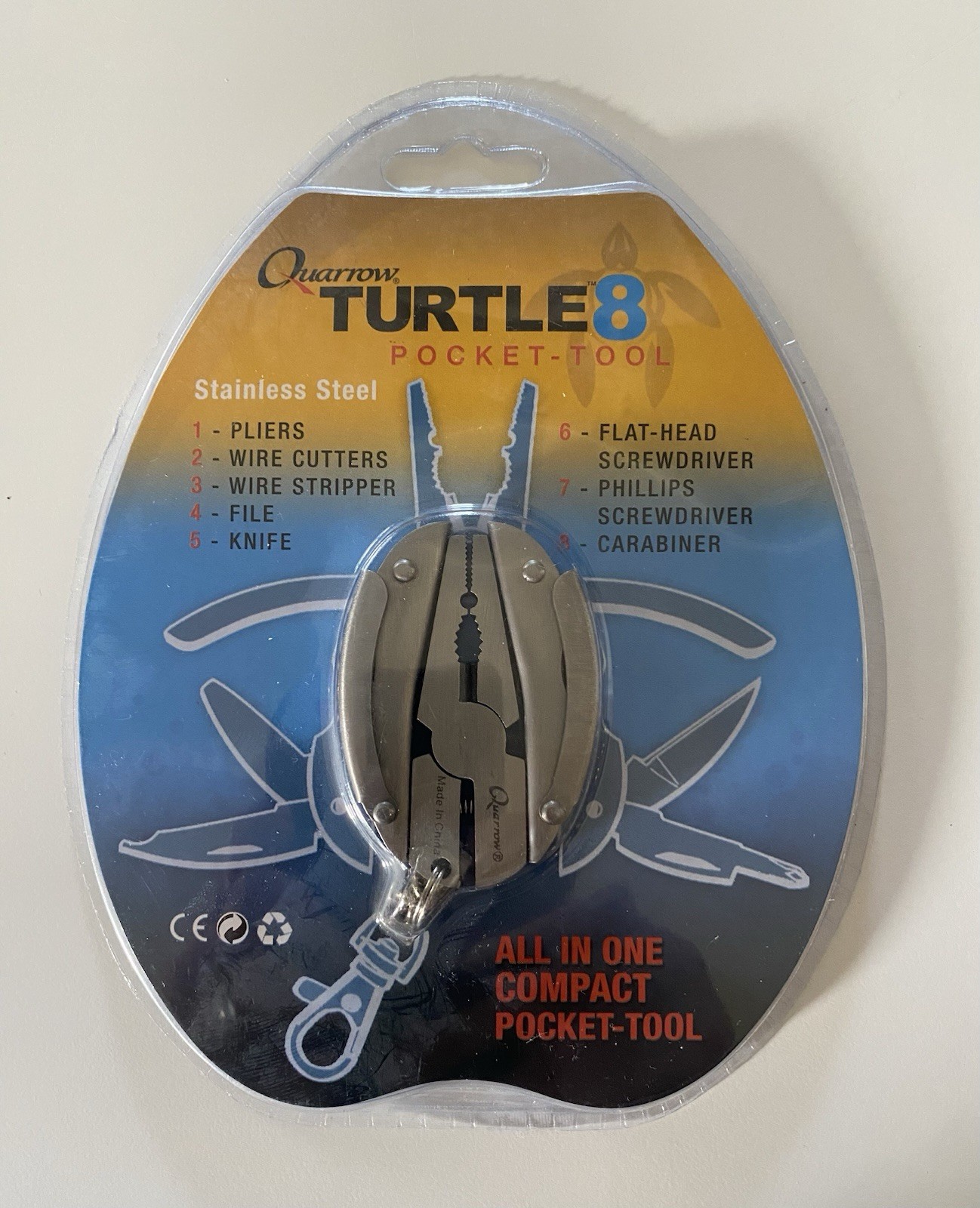 Quarrow Turtle 8 Pocket-Tool New in Package Lot Of 2