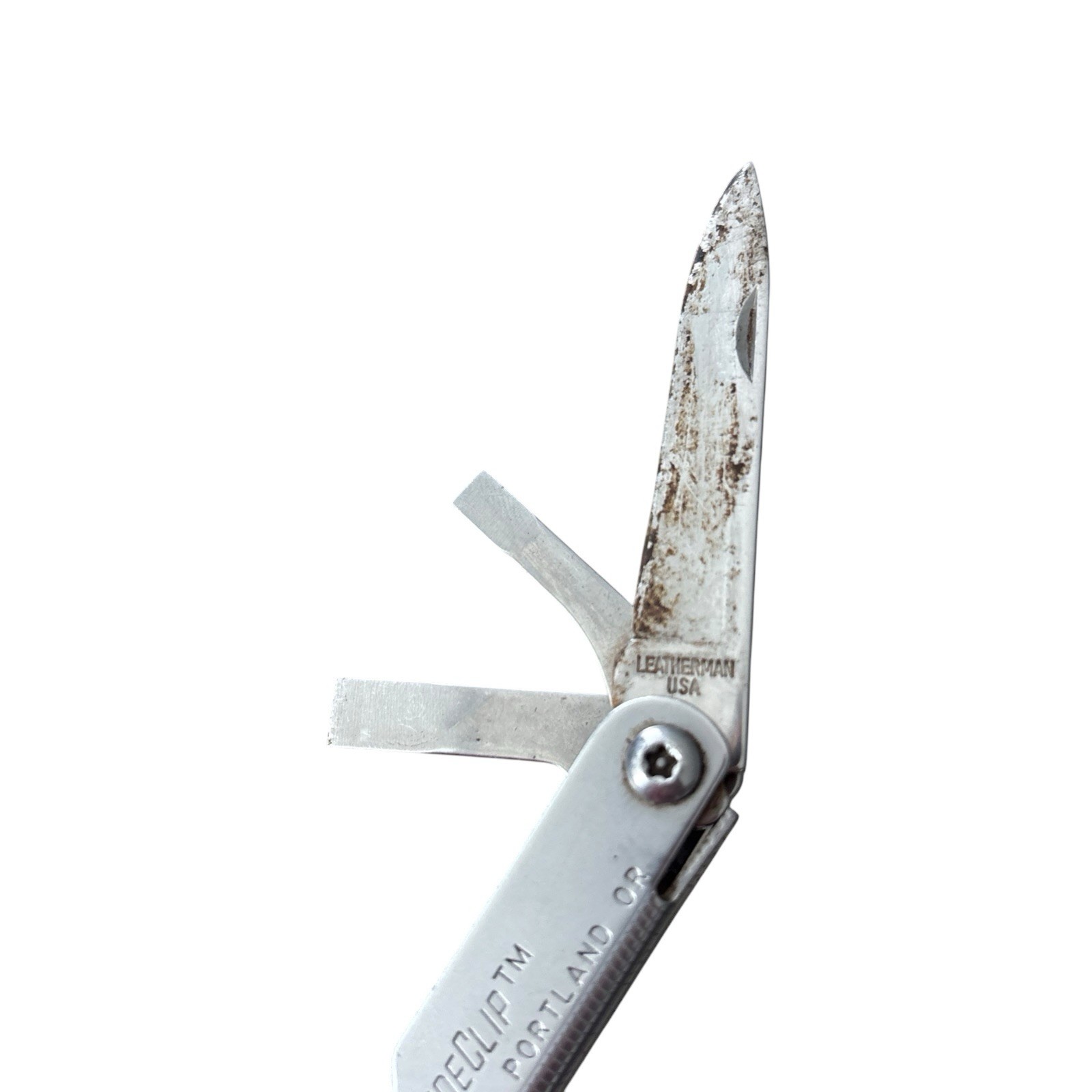 Vintage Leatherman Sideclip Multi-Tool USA Dated 1998 Retired Portland USA Case