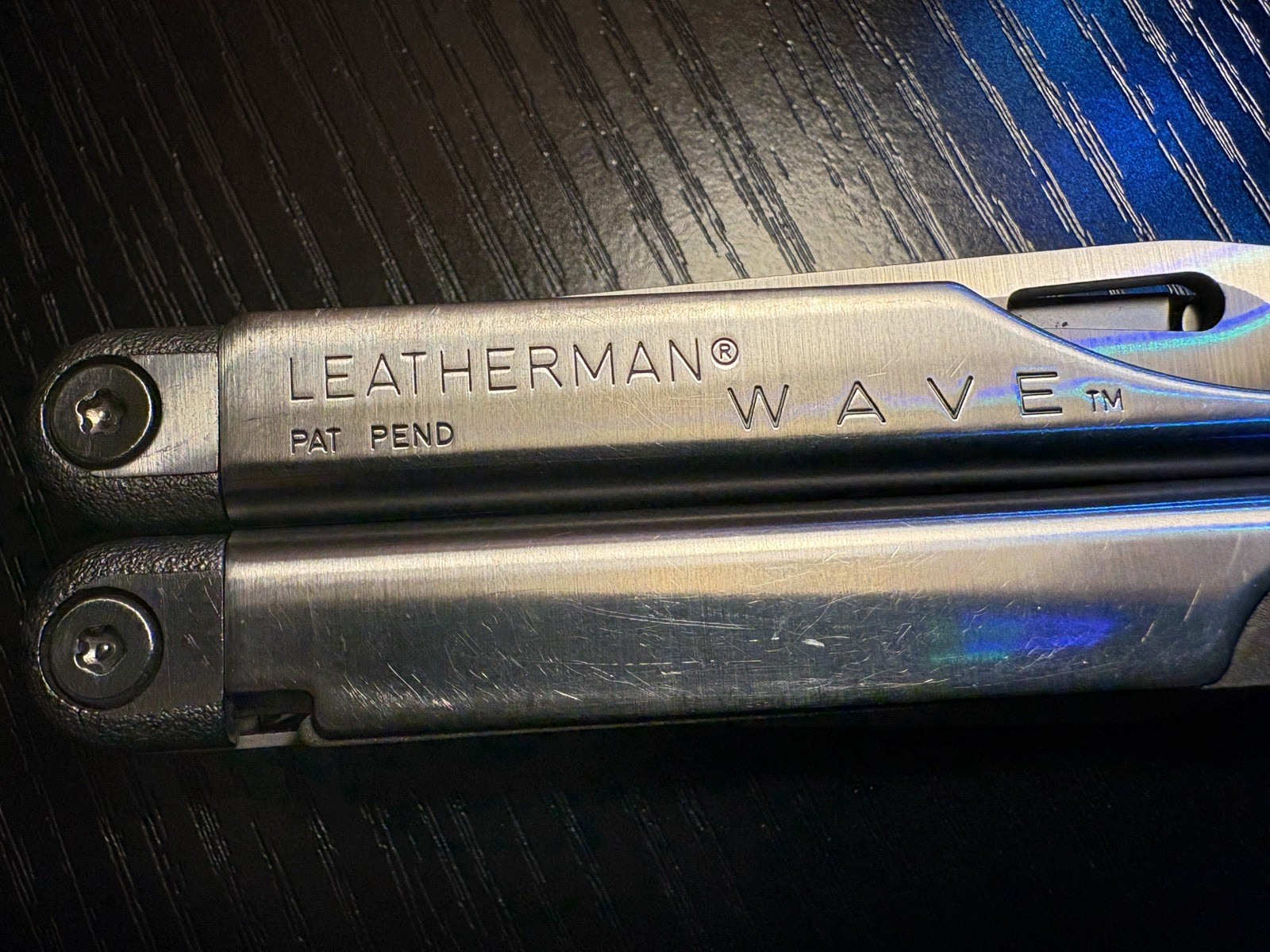 Leatherman Wave PAT PEND 1999 Early First Gen, Leather Sheath Vintage, Excellent