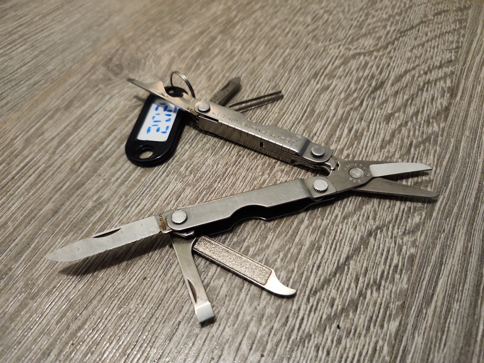 Leatherman Micra Multitool – Stainless Steel, Used, Good Condition