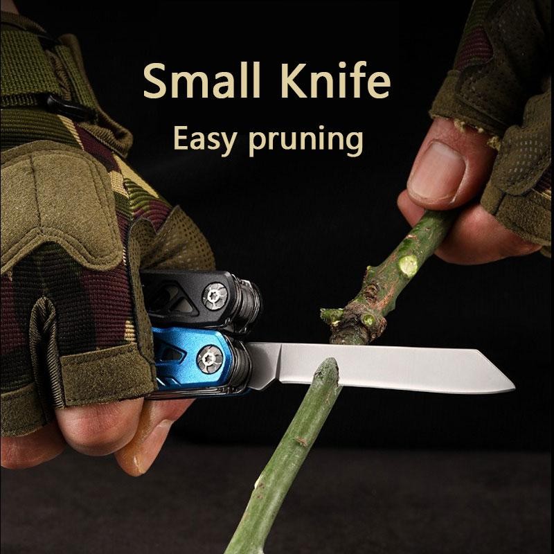 Outdoor Multifunction Hammer Pliers Knife Camping Emergency Survival Tool