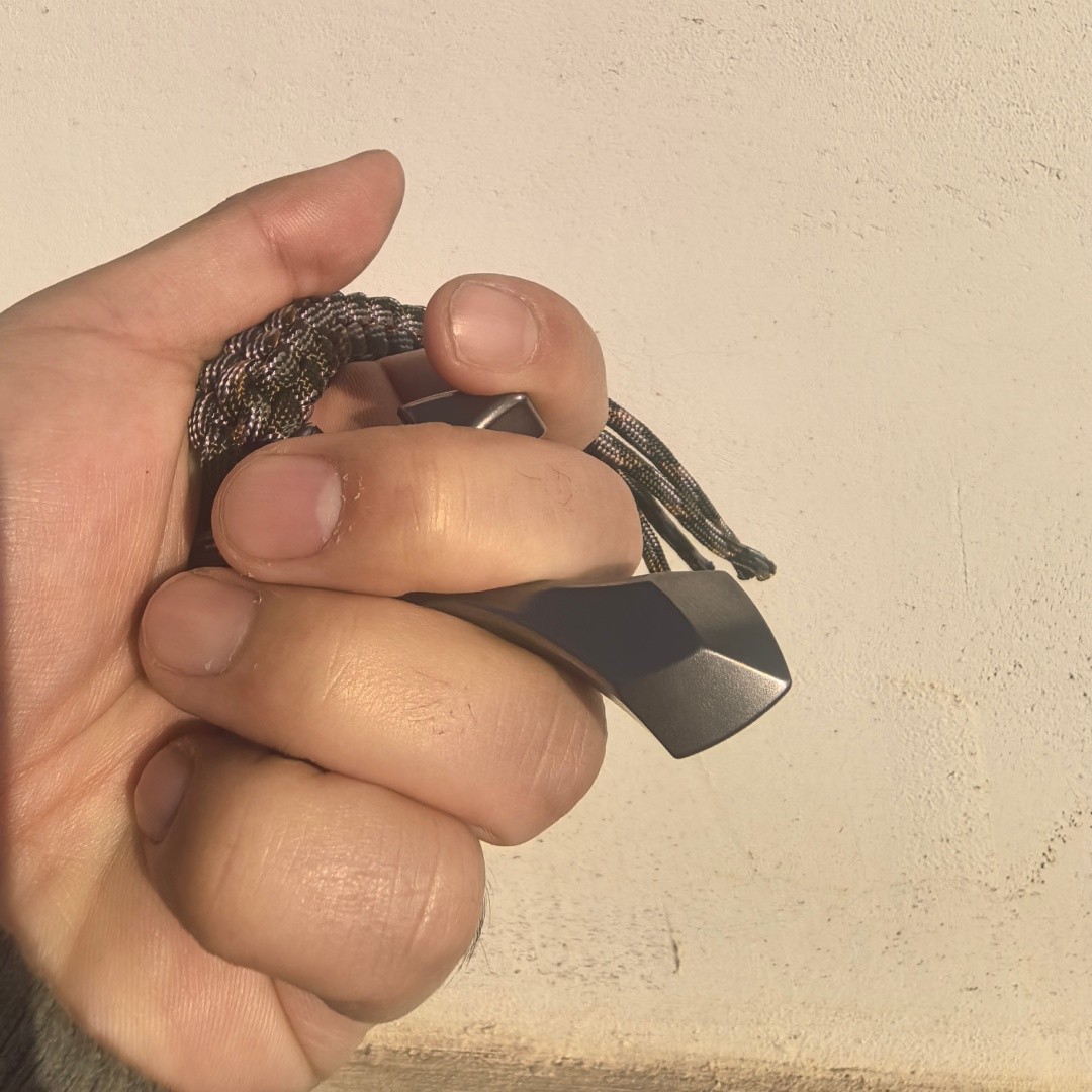 Titanium alloy Cross “Thickened 12mm” EDC Tool Defense.