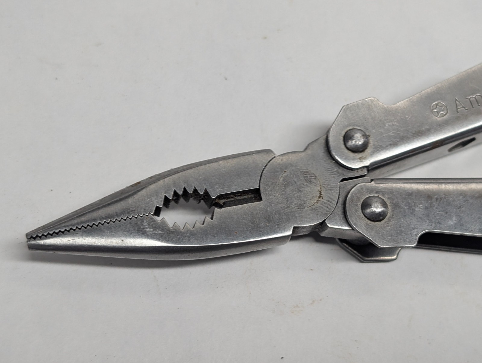 Vintage American Camper Multi Tool Folding Pocket Knife Set Stainless Steel