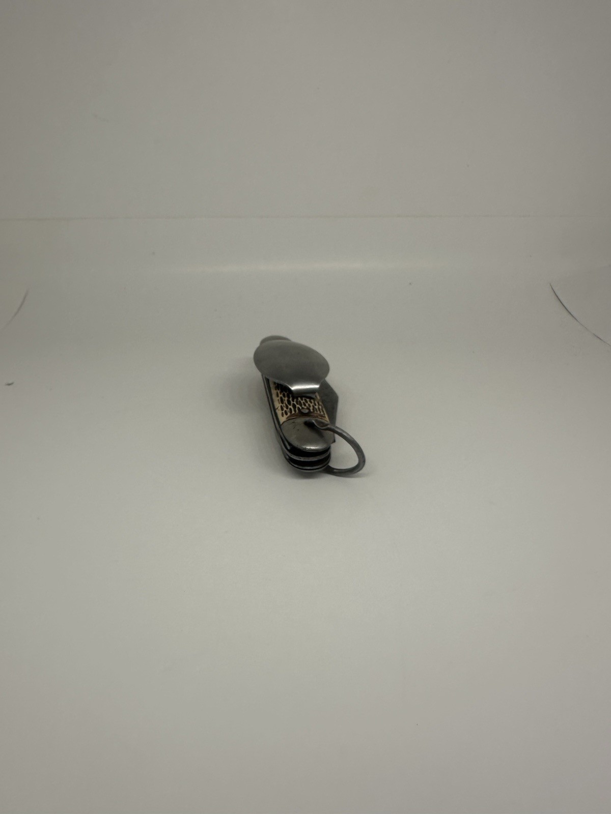 Silver Metal Multi-Tool with Knife, Fork, Spoon, Bottle Opener Straight Edge