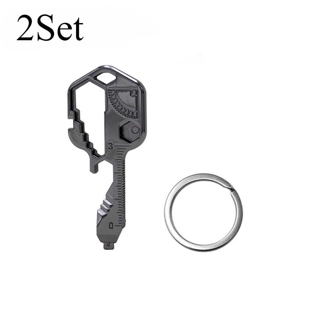 Sturdy Durable Everyday Carry Keychain Multi-Tool with Serrated Edge and Opener