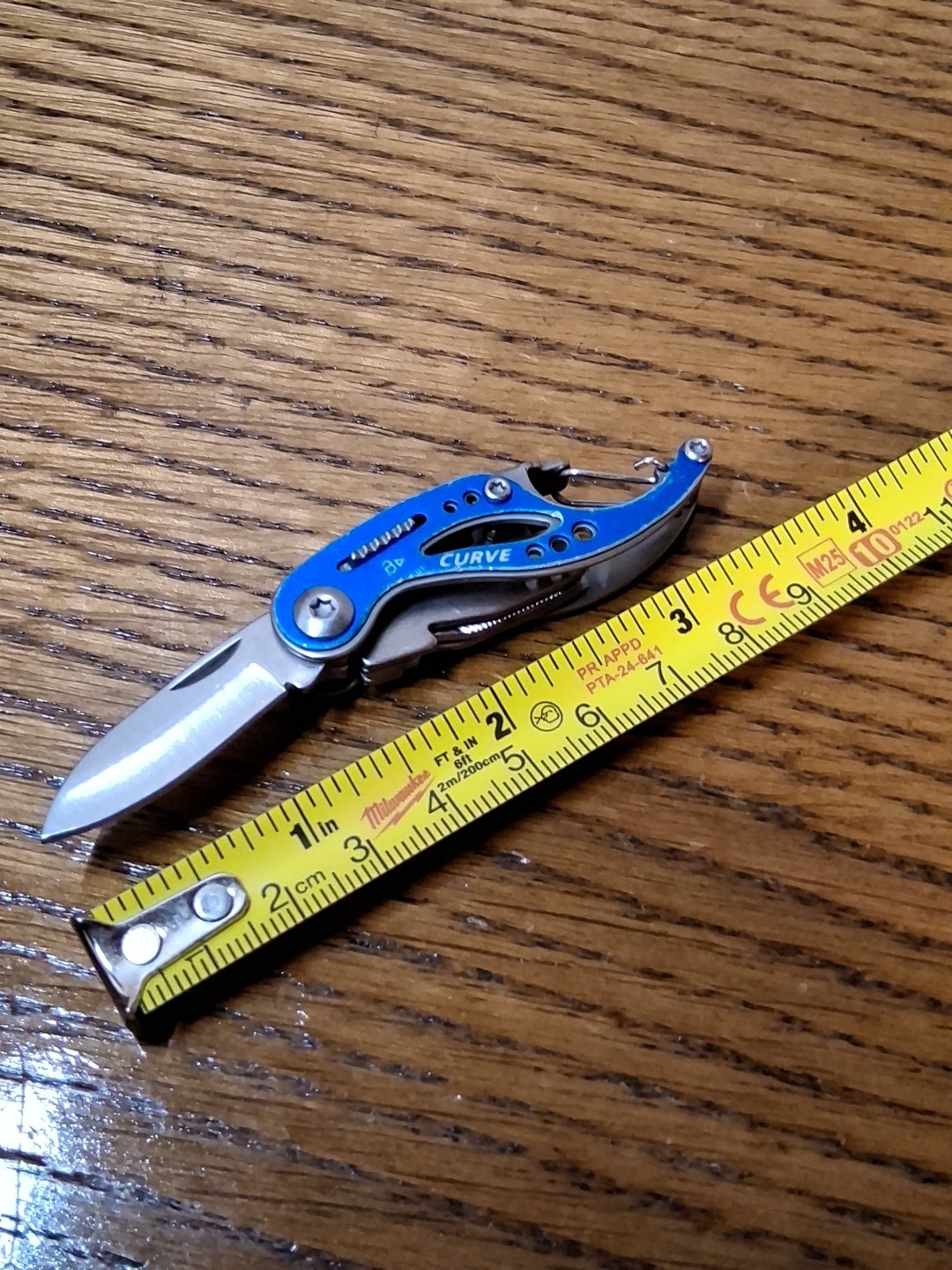 Blue Gerber Curve Mini Multitool, Locking Blades, Great Condition