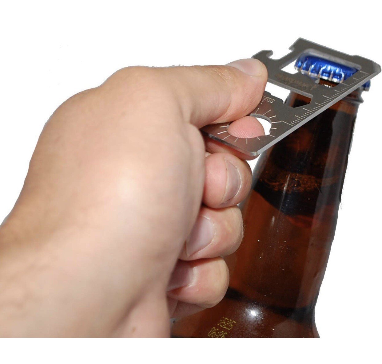 Guardman 11 in 1 Beer Opener Survival Credit Card Tool Fits Perfect in Wallet