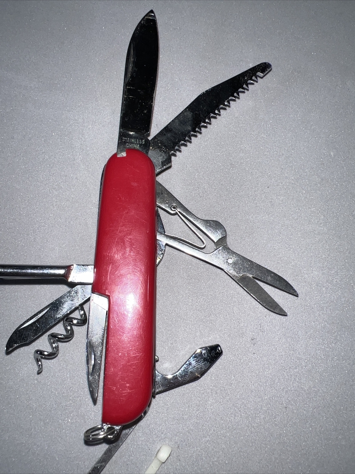 multi tool Folding Pocket Knife 12 Piece Utility Complete EDC Camping Hiking