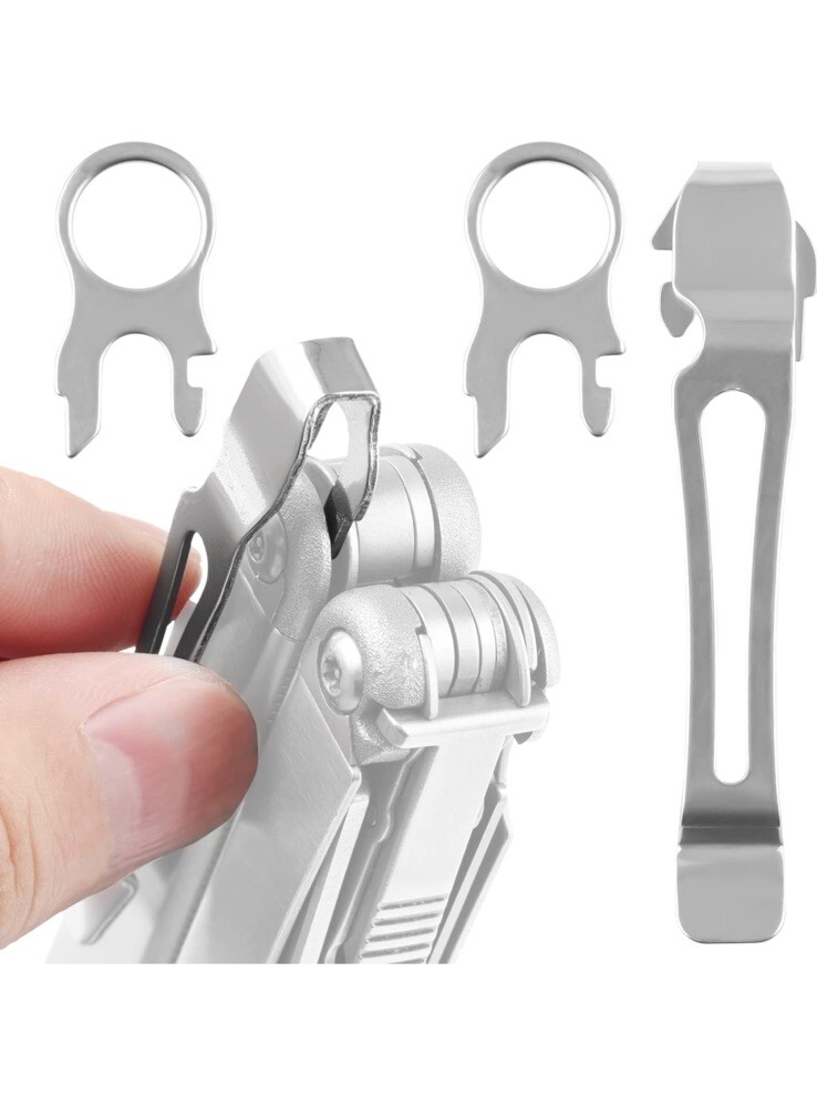 Samorilla 2 Pack Leatherman Pocket Clip And Lanyard Ring