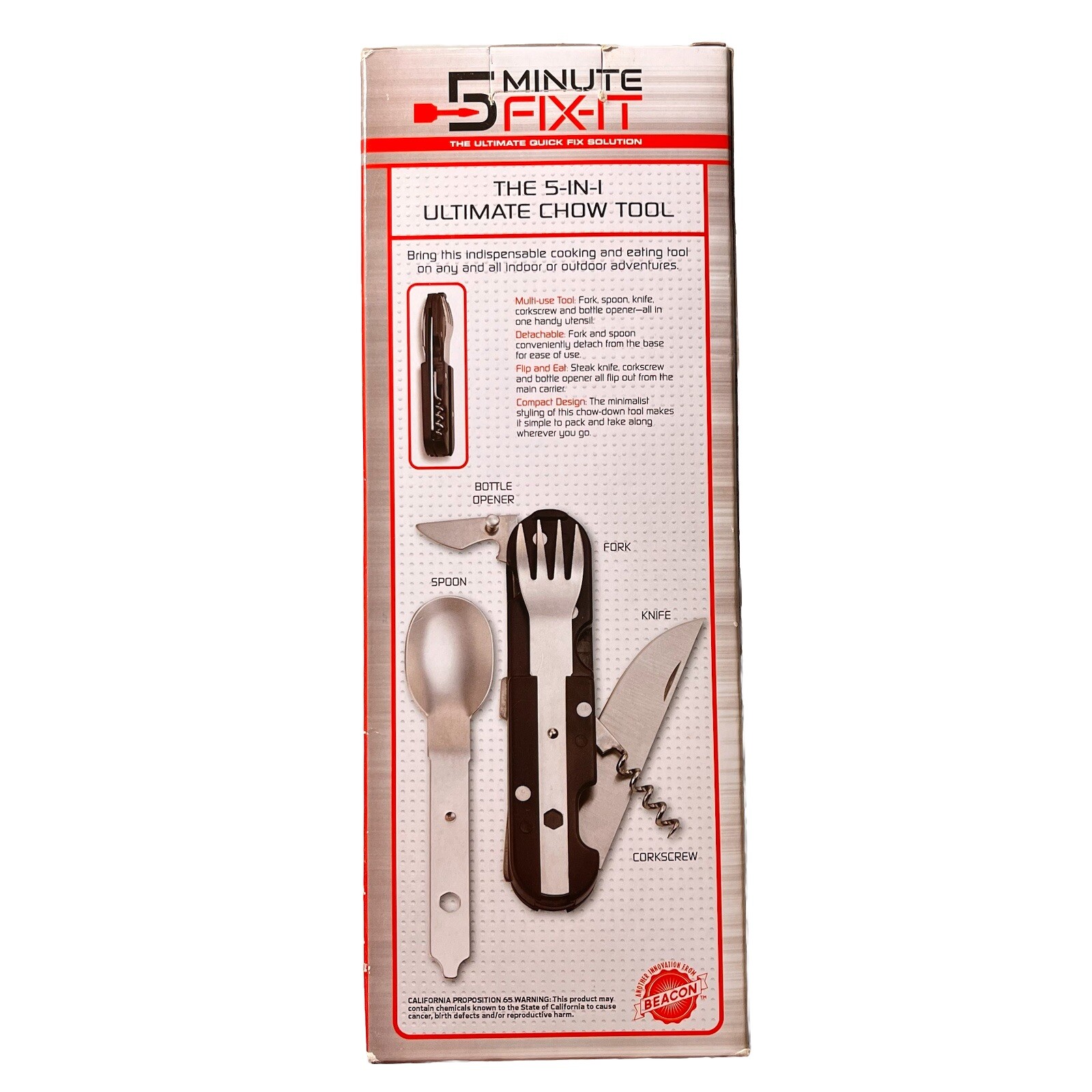 5 Minute Fix-It Ultimate Quick Fix Solution 5 in 1 Ultimate Chow Tool Adventure