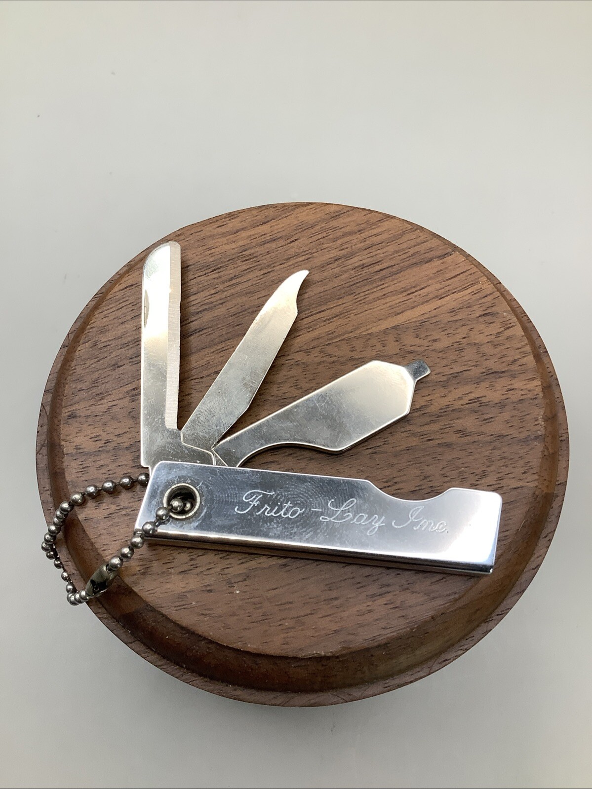 Vintage Multi Tool LITER Keychain Advertisement Pocket Knife USA, Frito-Lay Inc.