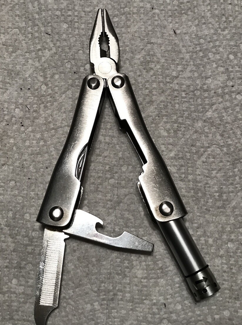 Unbranded Multi-tool, Pliers,saw knife & Battery Powered Light