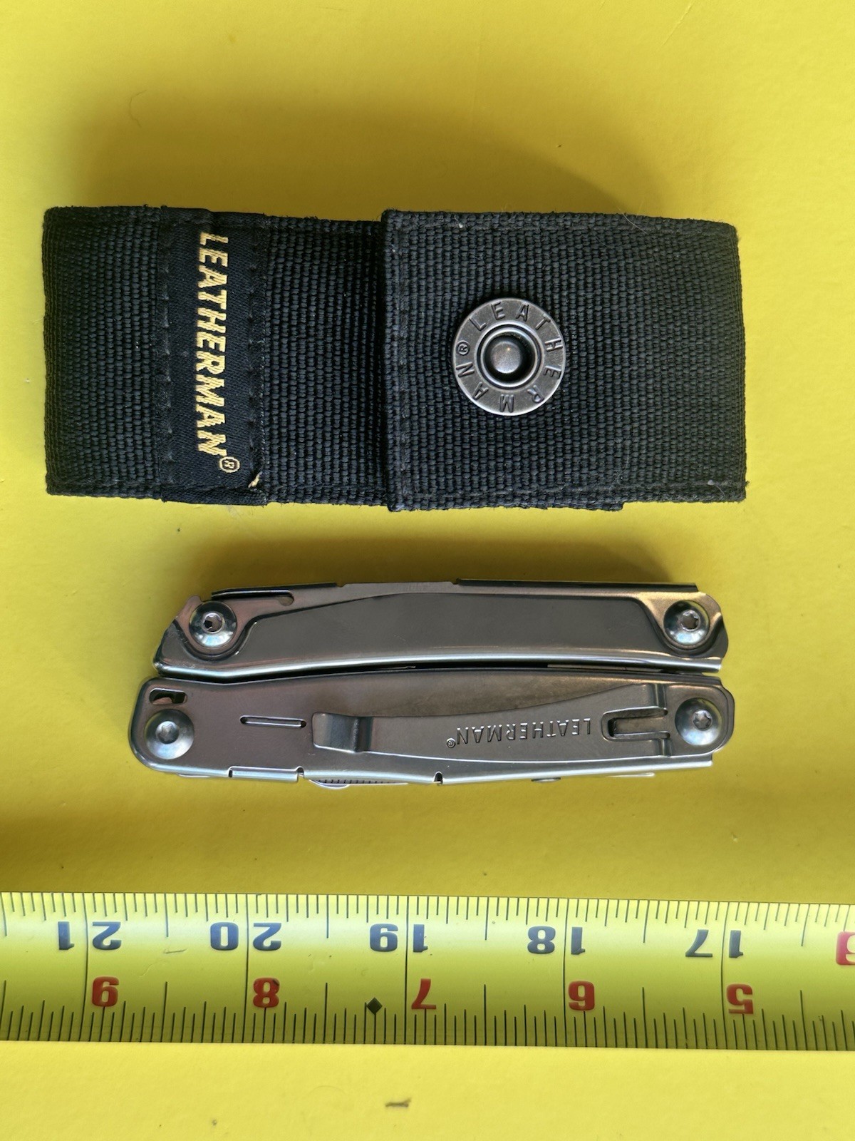 Leatherman Bolster 13 Tool Stainless Steel Multi-Tool With Sheath!
