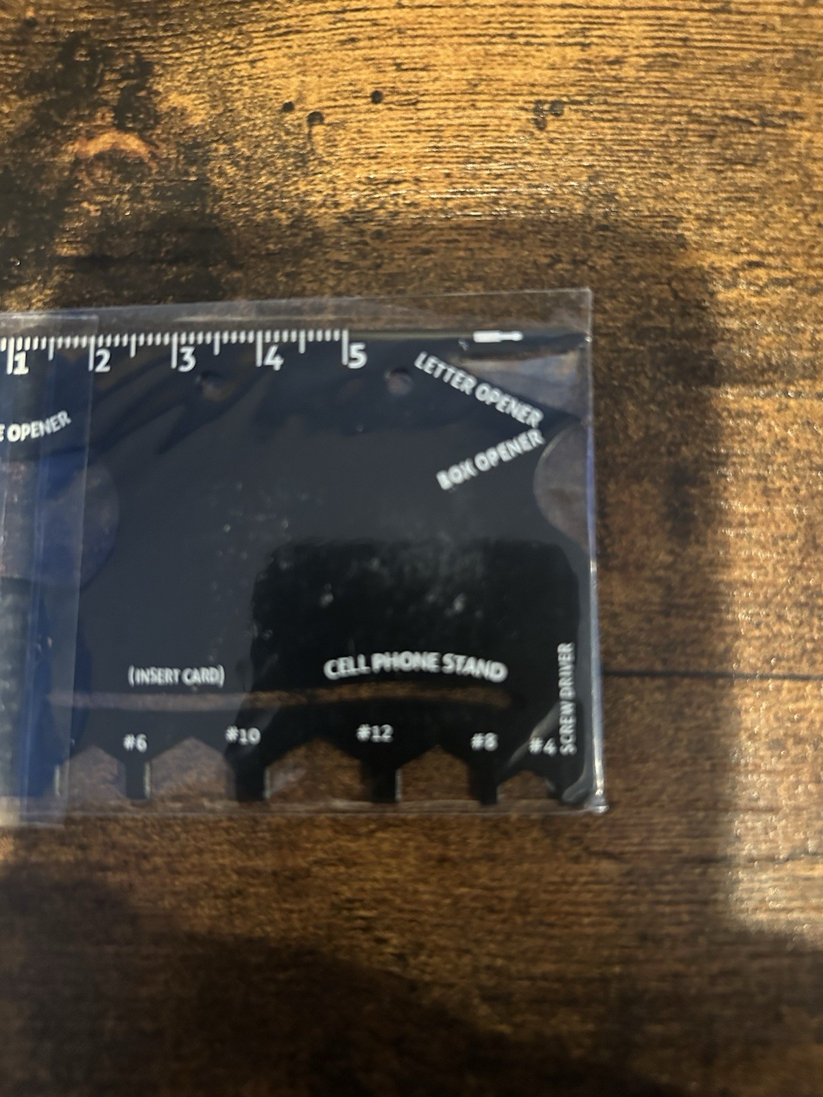 18 in 1 Wallet Multitool – Best Credit Card-Sized Tool for Emergencies – Black