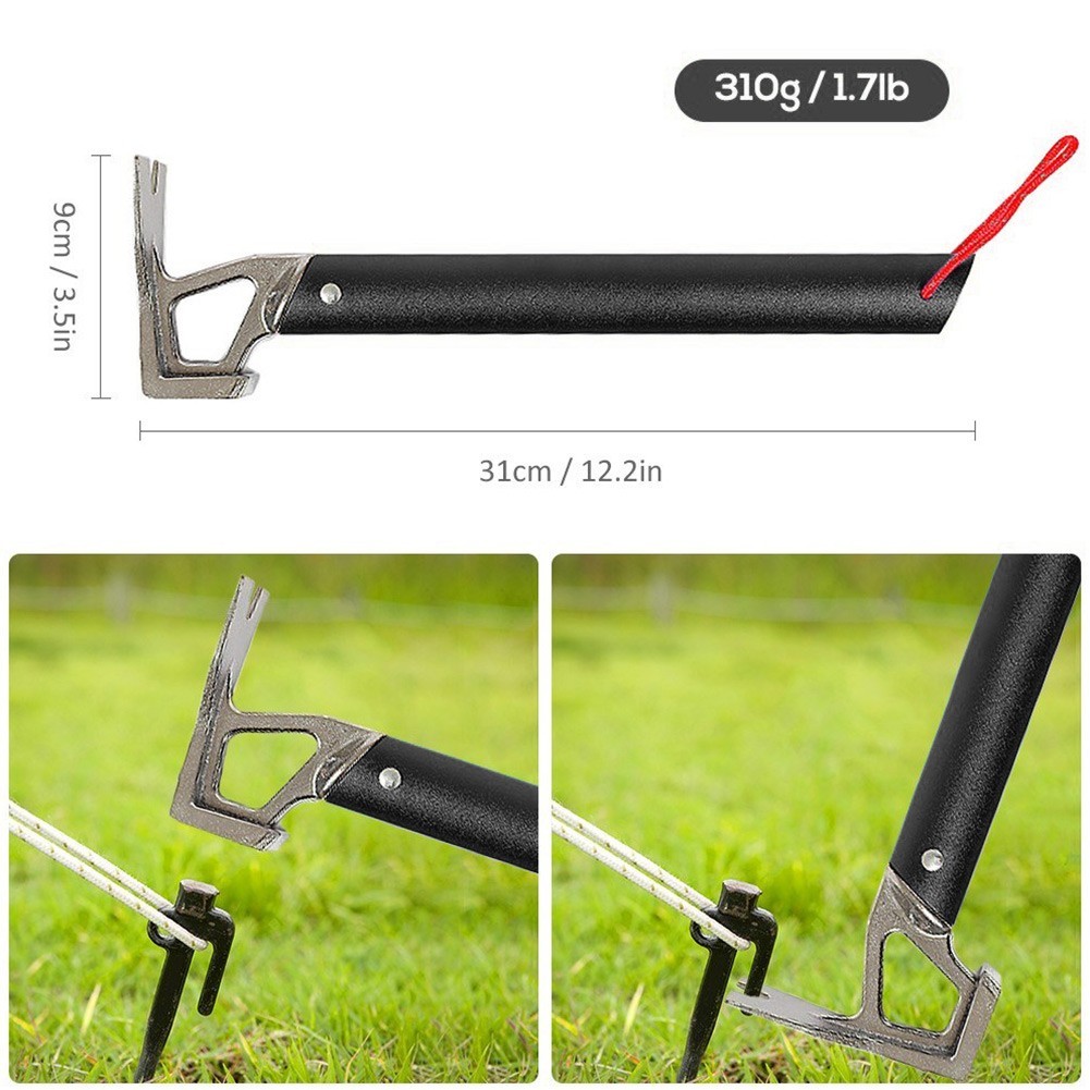 Versatile Camping Tent Stake Hammer Suitable for Mountaineering and Camping