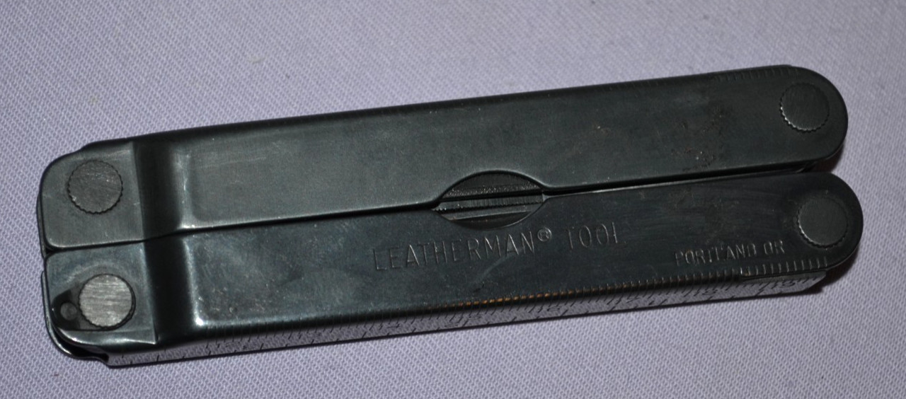 Vintage Leatherman Black Oxide Tool Multi-Tool Knife & Other Tools USA — Rare
