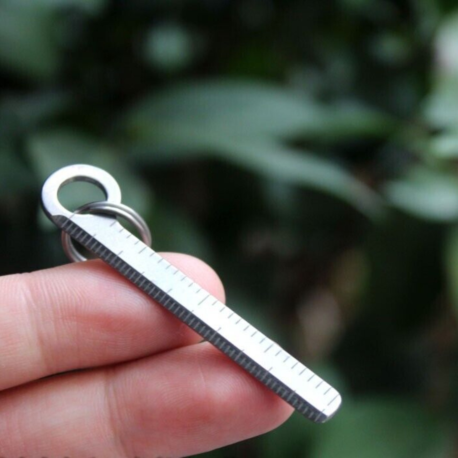 Titanium Pendant Necklace Portable Outdoor Multi Tools EDC Card Keychain