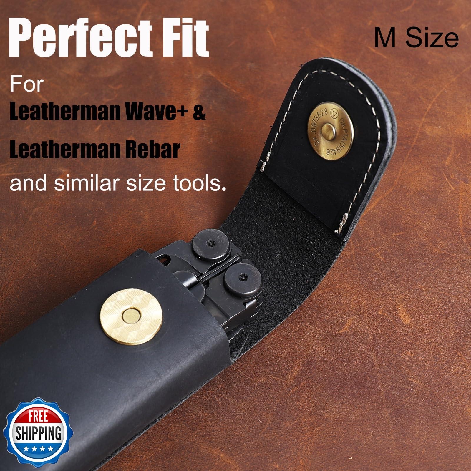 Topstache Leather Multitool Sheath for Belt – Multitool Holster for Leatherma
