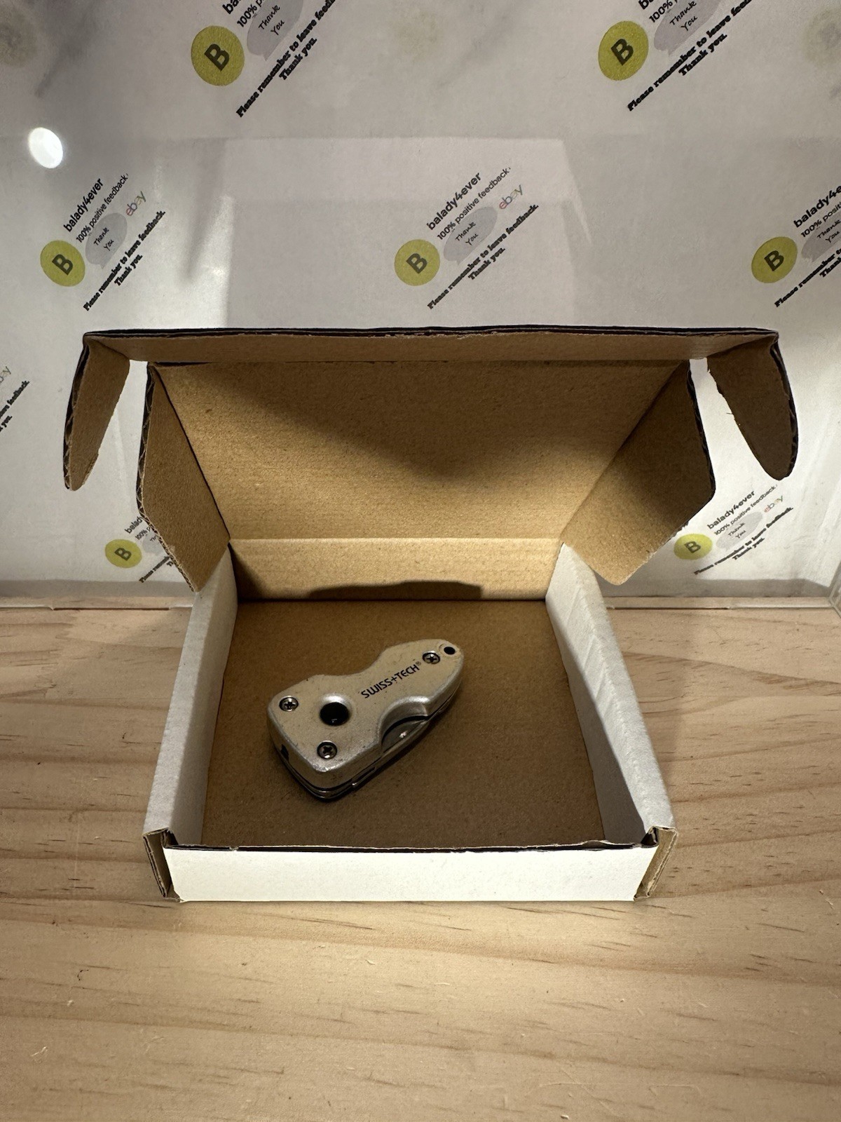 Swiss + Tech ST60300 Key Ring Multi-Tool 2.25” (needs bulb)