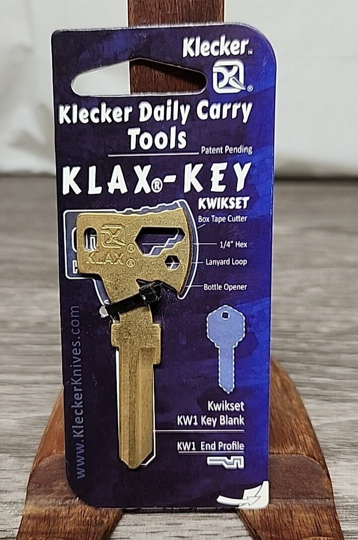 Key Blank Axe Men Multi Tool Outdoor Man Fits Kwikset KW1 Klecker Bottle Opener