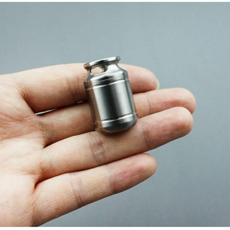 Titanium Multi Kit EDC Tools Seal Waterproof Portable Medicine Storage Pill Box