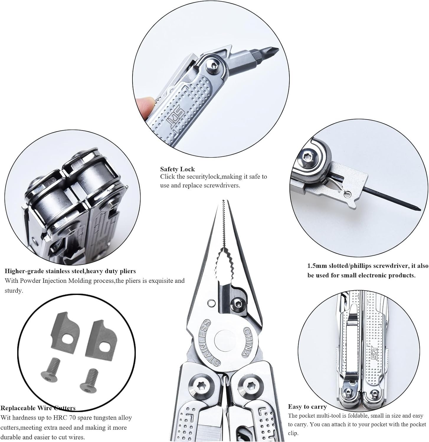 Versatile 20-in-1 Foldable Multitool – Perfect for DIY, Camping & Home Repairs