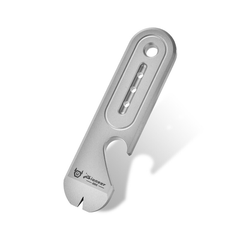 Titanium Pry Bar Crowbar Bottle Opener Portable Keychain Pocket Multi EDC Tool