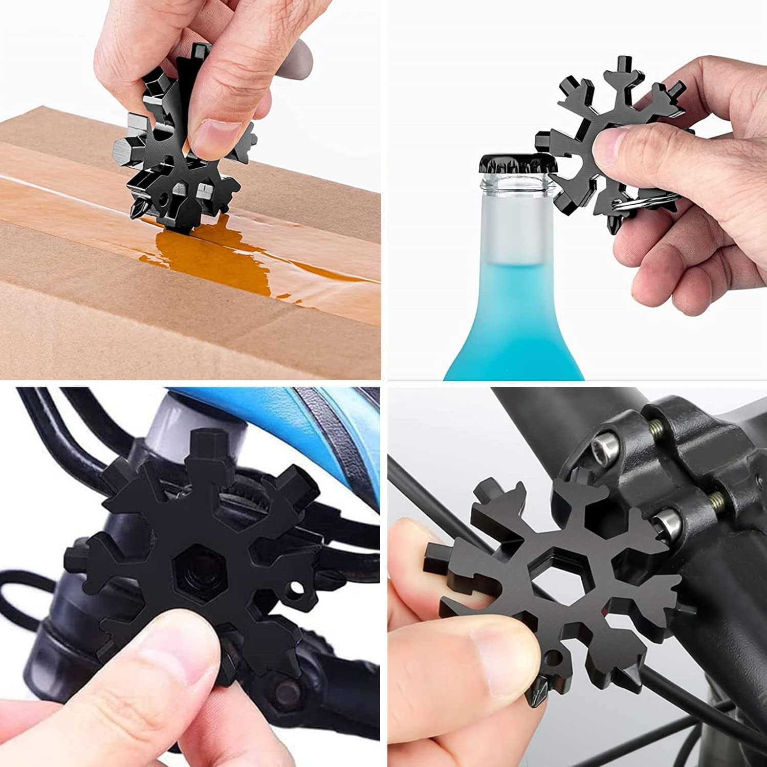 18-in-1 Snowflake Multi Tool, Fathers Day Mens Gifts, Birthday Gifts for Mens