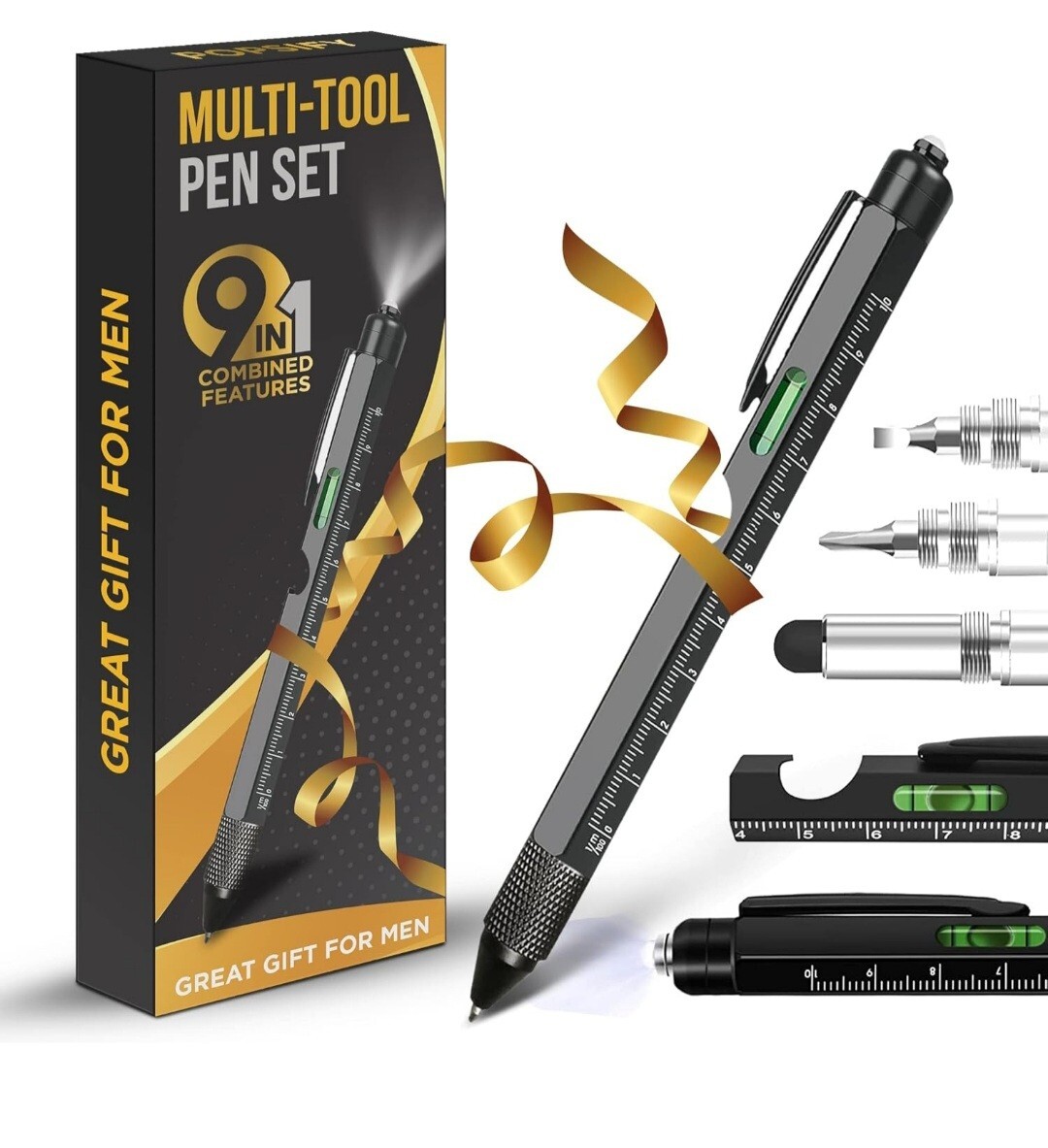 9 in 1 multitool pen set cool gadget great gift idea