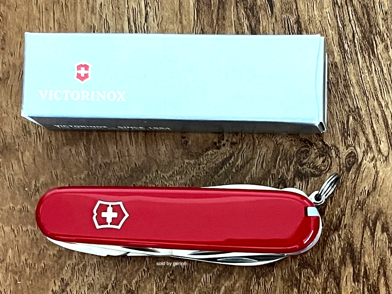 Victorinox Swiss Army Original Knife Red Deluxe Tinker 1.4723, New In Box