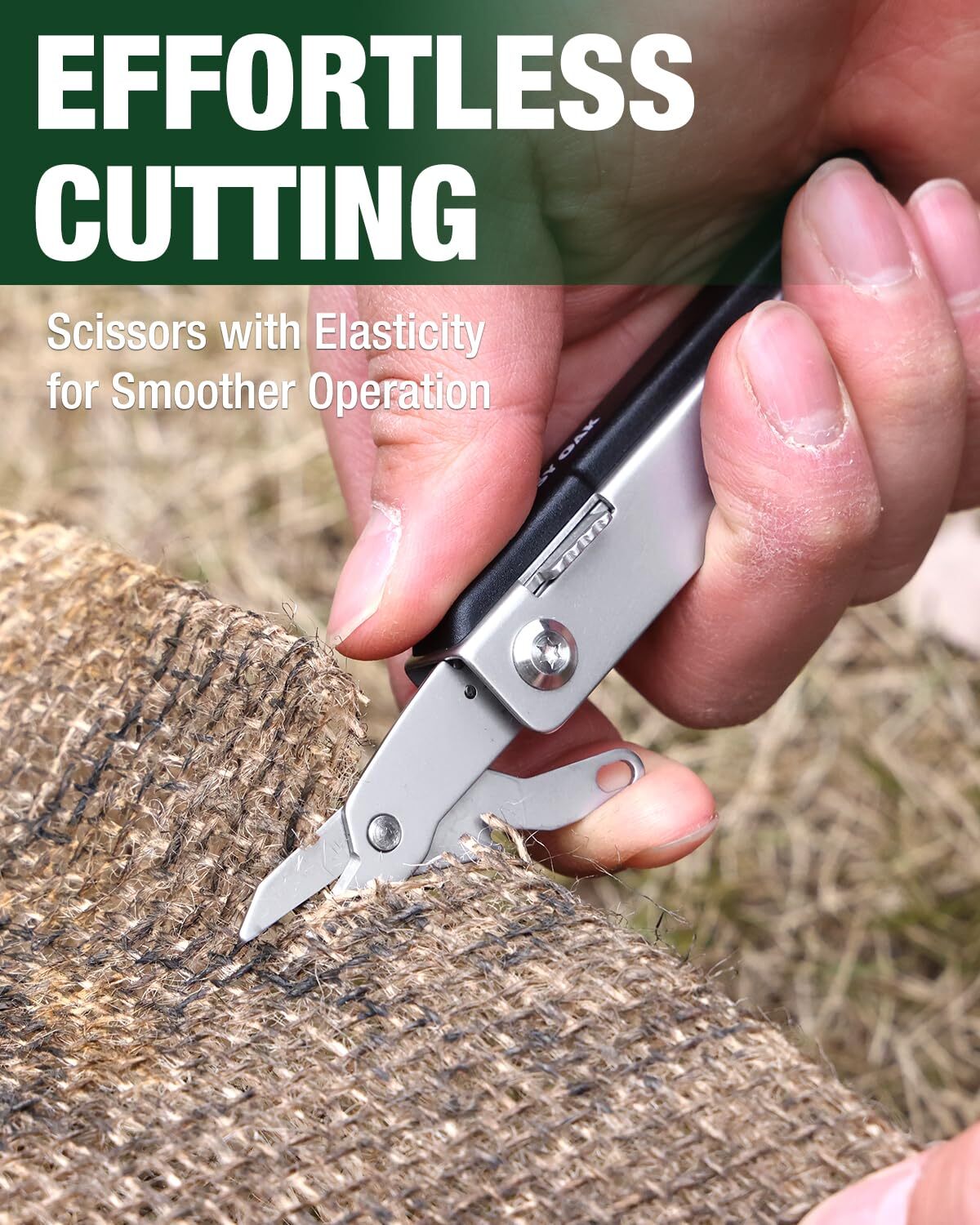 Mossy Oak Multitool 12-in-1 Keychain Multitool Pocket Knife Scissors Screwdriver
