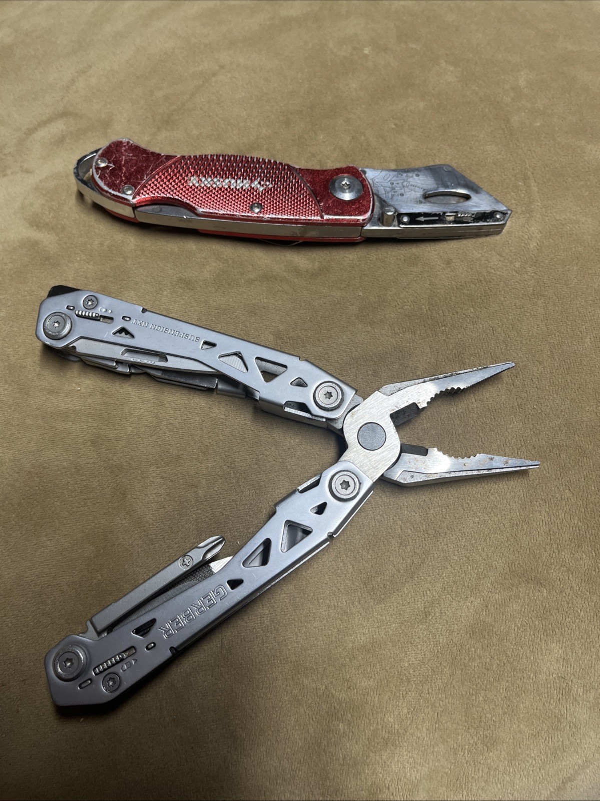 Gerber Suspension NXT Multi-Tool And Husky Box Cutter