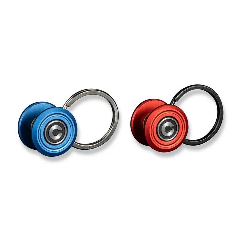 Civivi KeyCoin Red/Blue Bronze Washers Pivot Lengths Stainless Aluminum C23056-3