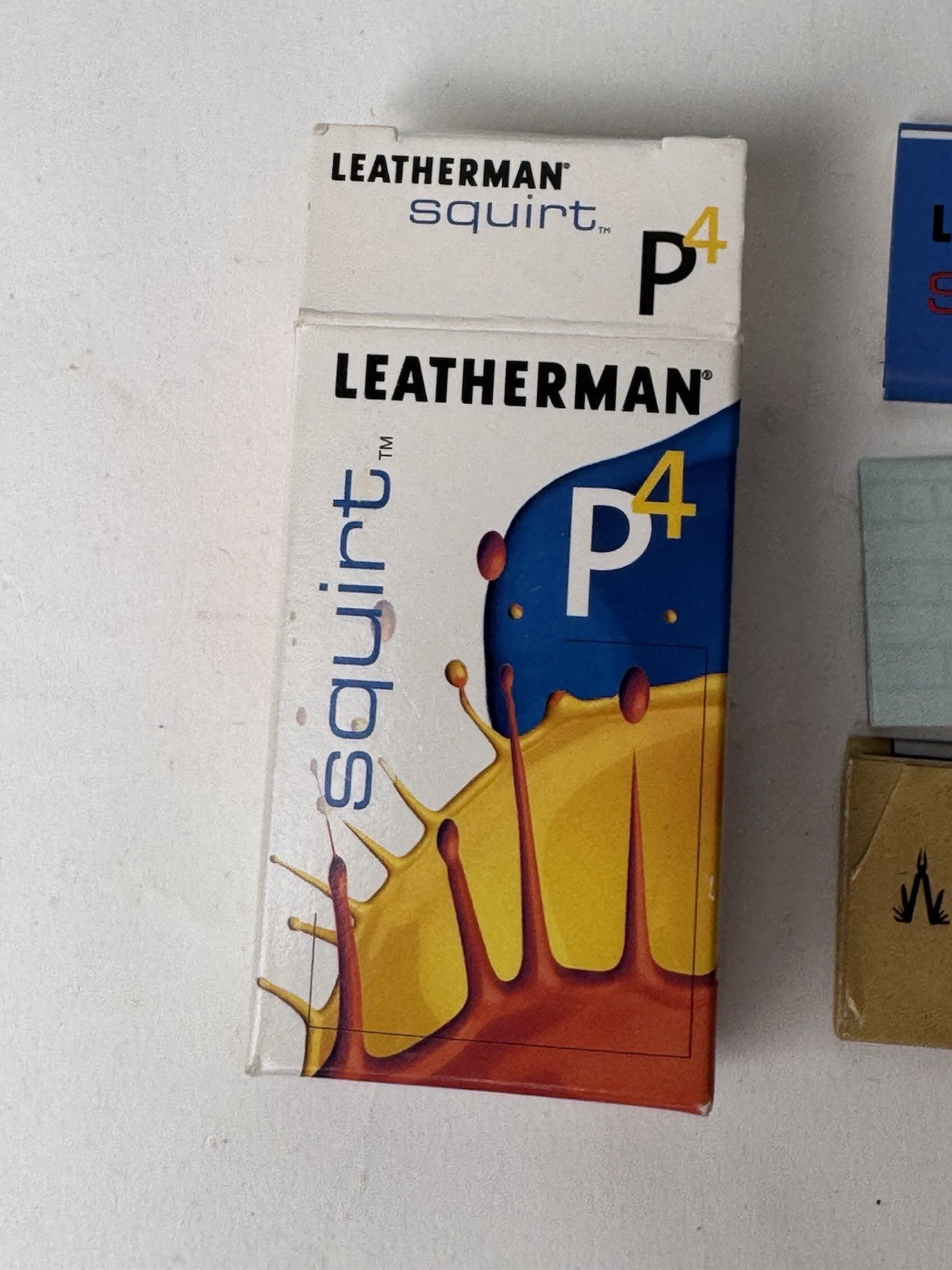 New Old Stock NOS Leatherman Squirt P4 Multi-Tool Blue NIB Free Shipping
