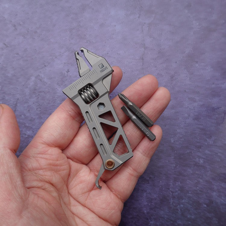TC4 Titanium alloy Mini EDC Tool Wrench/Bottle opener/Screwdriver