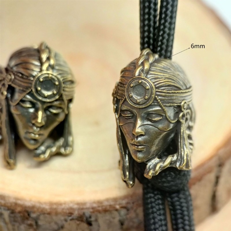 Tribal Female Soldier Lanyard Bead DIY Paracord Beads for Bracelets Pendants